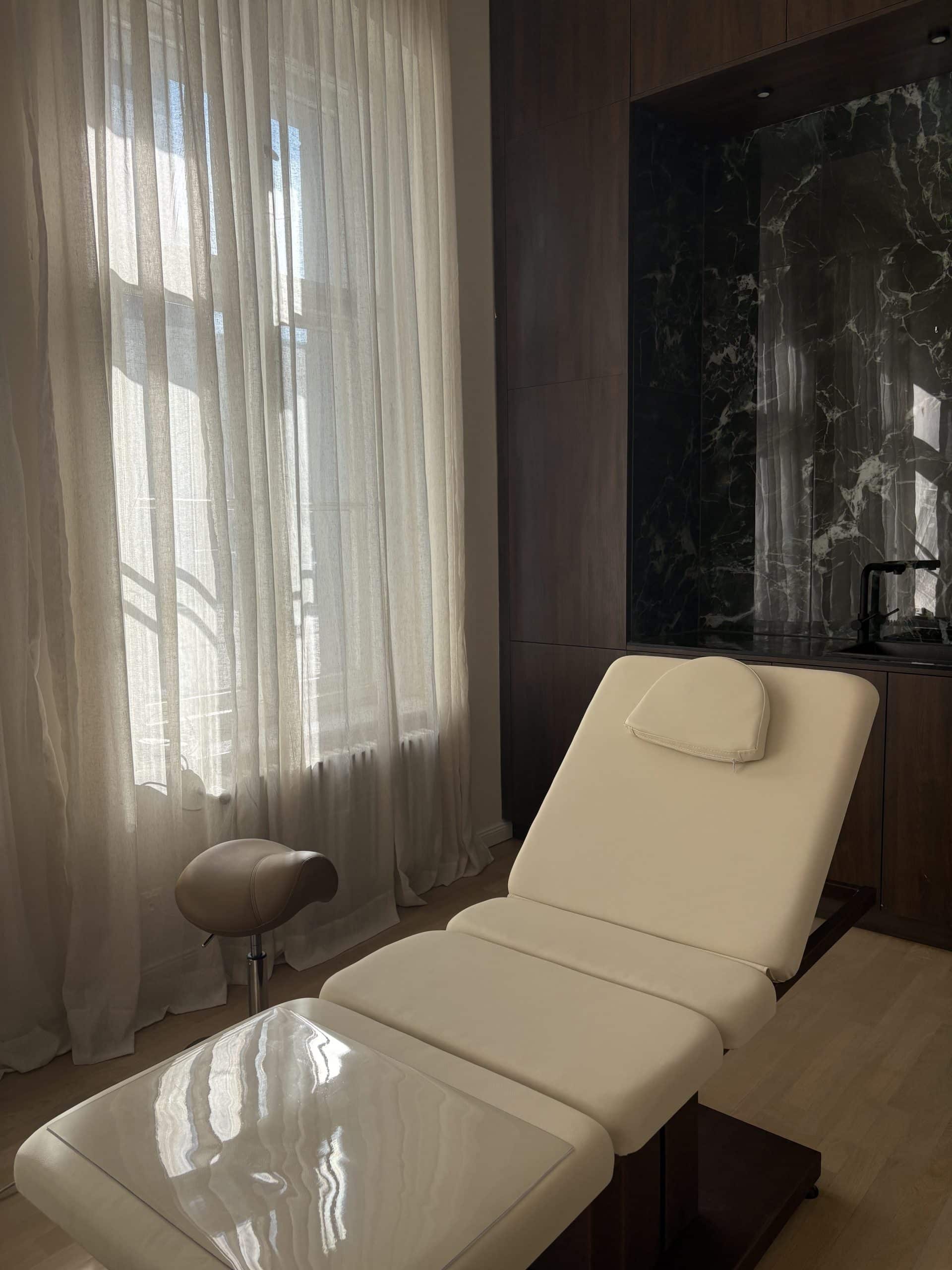 Treatment room by the window