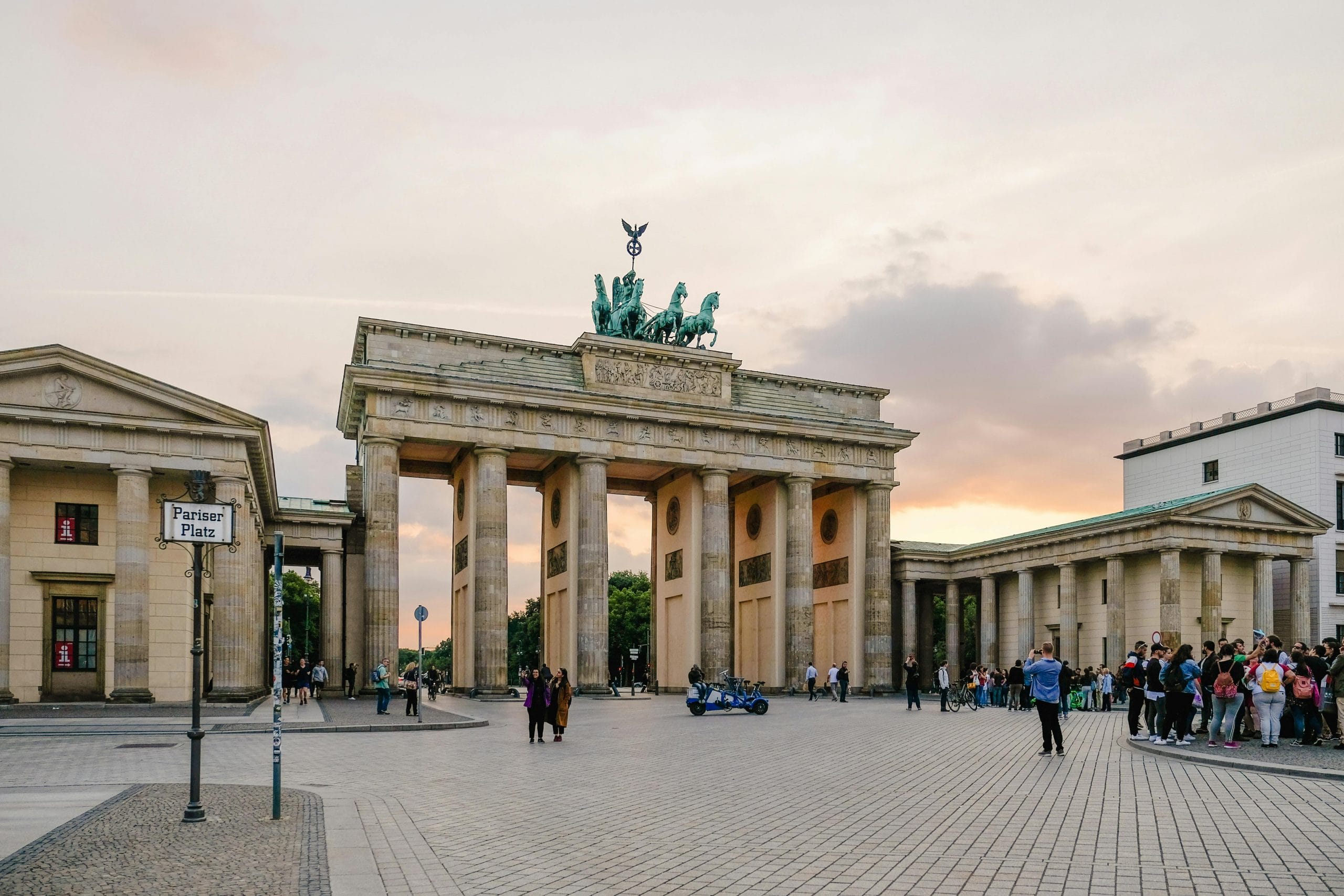 Journal 6 Brandenburg Gate in the evening