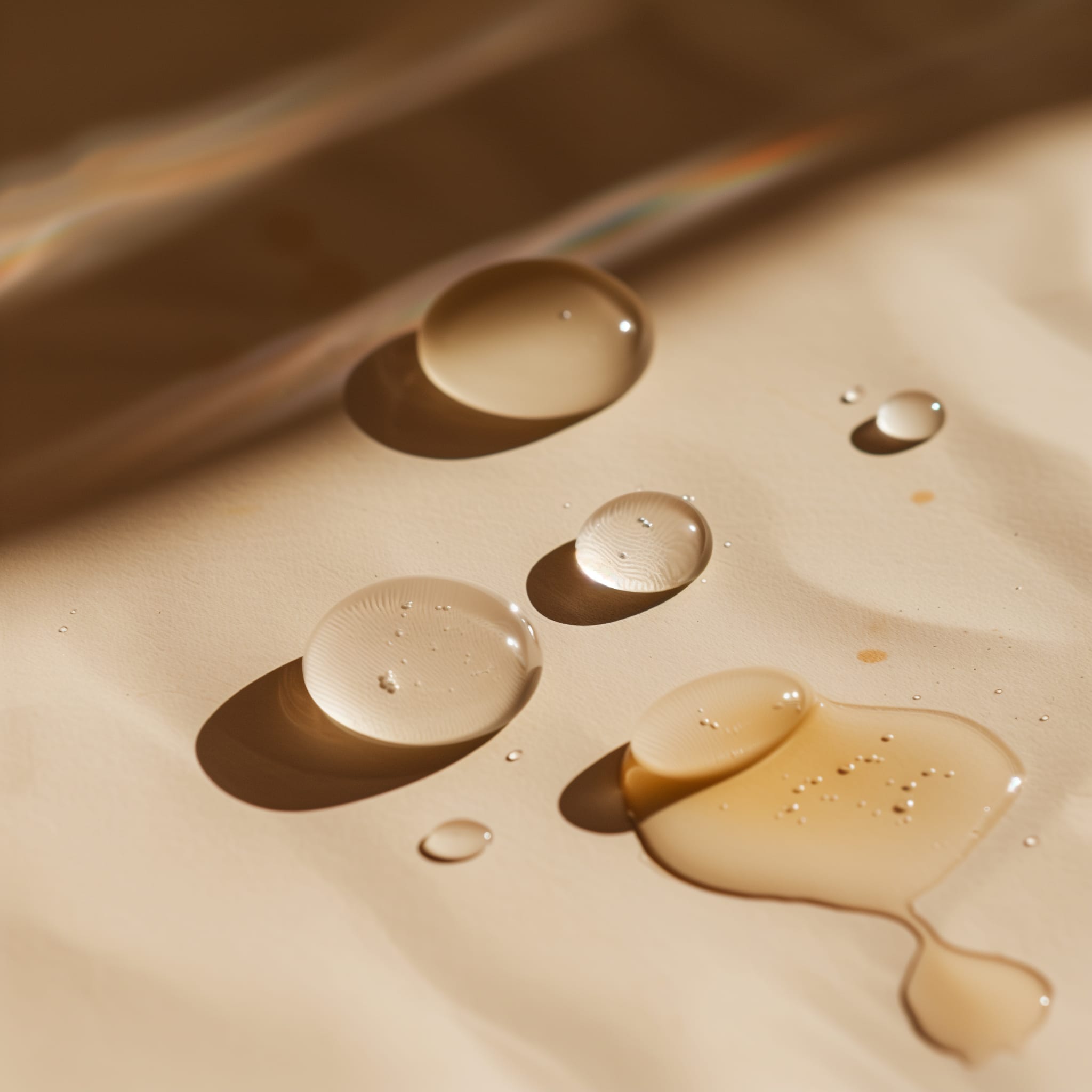 Journal 2 Drops on a pale surface