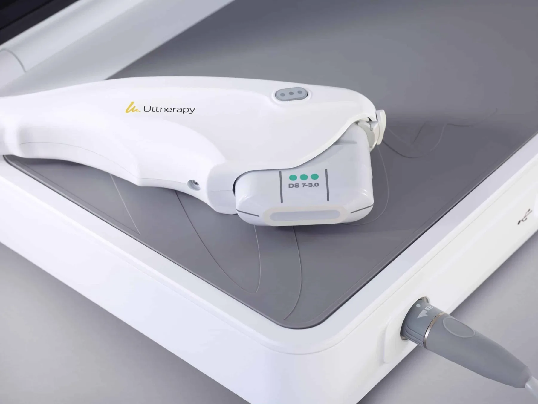 Der Ultherapy-PRIME-Applikator mit dem Wandler DS 7-3.0